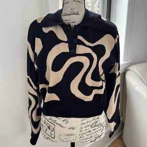 NWT Cider Collared Sweater